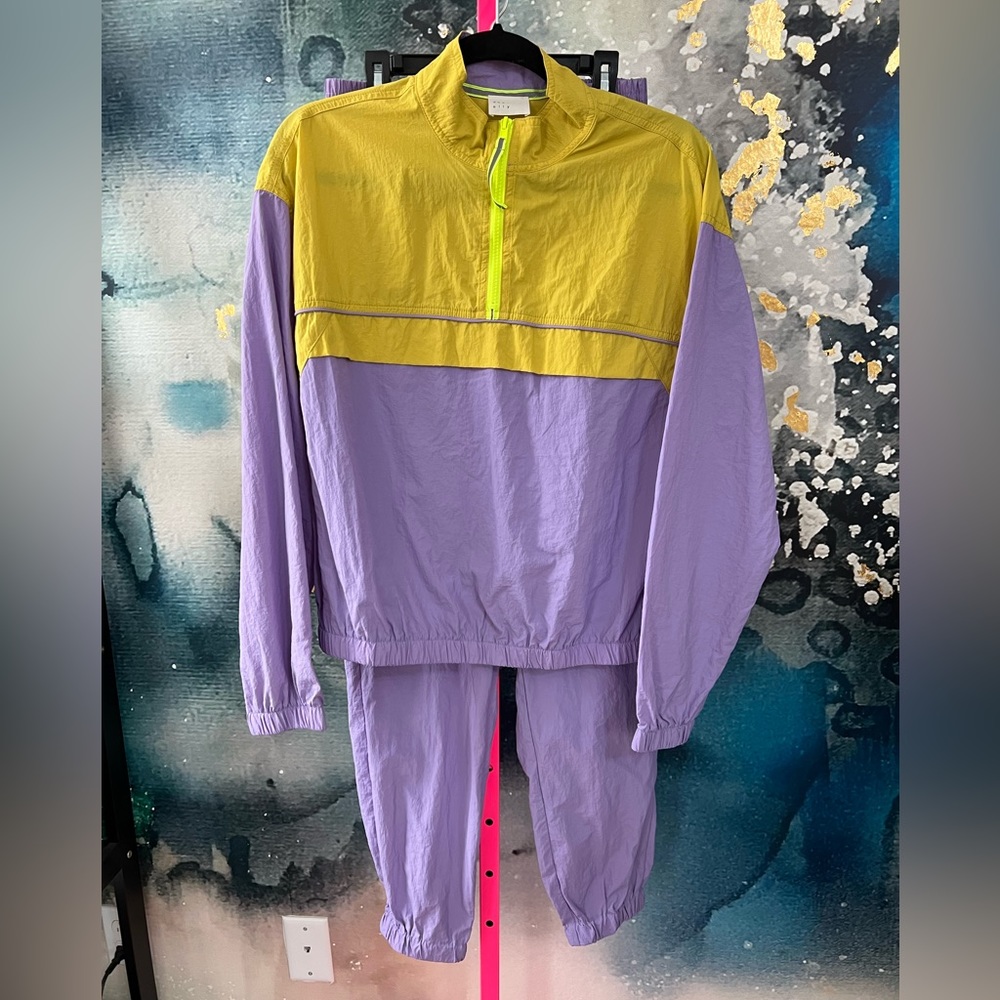 Dee Elly Windbreaker / Warm Up set NWOT